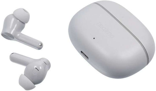 Realme T200 Lite In-ear Bluetooth Handsfree Earphones with Charging Case Silver
