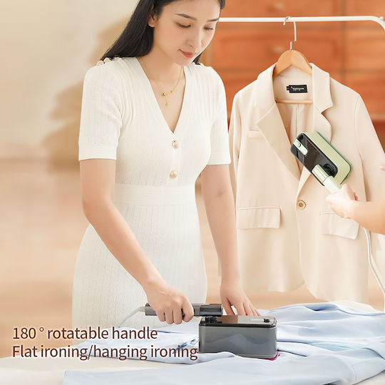 Steam Iron Aparate de calcat vertical de Mână 1200W cu Recipient 125ml Gri