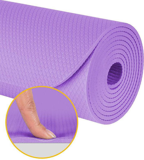 Rebel Active Rebel Active Trainingsmatte Yoga Lila 183x61cm