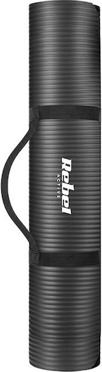 Rebel Active Rebel Active Trainingsmatten Yoga Schwarz 190x100cm