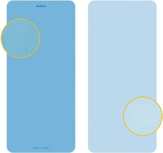 Rebel Active Rebel Active Trainingsmatte Yoga Blau (200x115cm)