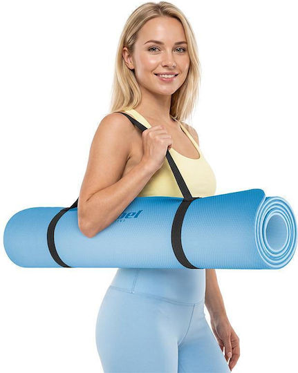 Rebel Active Saltea de gimnastică Yoga Albastră (200x90cm)