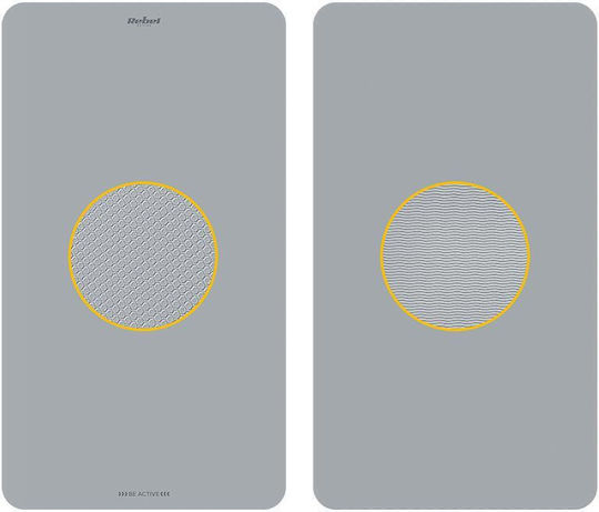 Rebel Active Στρώμα Γυμναστικής Yoga Γκρι (200x115cm)