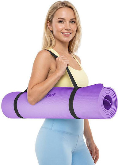 Rebel Active Στρώμα Γυμναστικής Yoga Μωβ (183x61cm)
