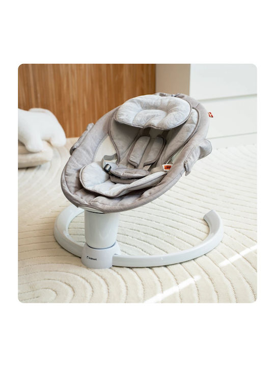 Kidnort Balansoar Electric Pentru Bebelusi Cu Muzică Gri Pentru Copil Până La 9kg