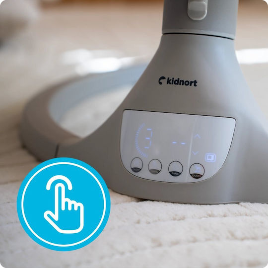 Kidnort Electric Baby Bouncer Swing with Music Black for Child up to 9kg