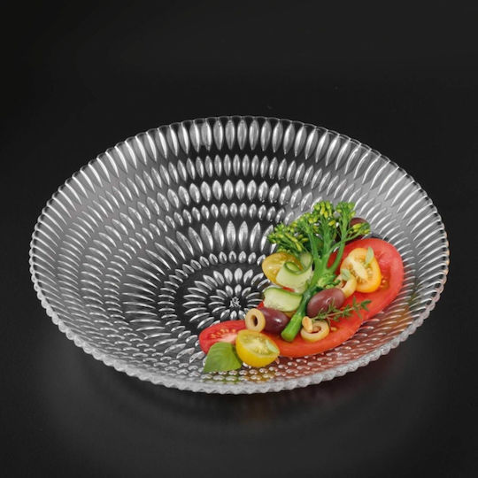 Nachtmann Ethno Round Glass Serving Bowl with Diameter 25cm