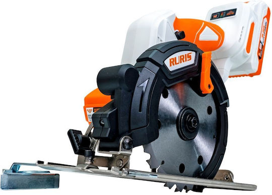 Ruris Rmx3140 – Fierăstrău Circular Fără Fir 20v Lamă 140 Mm Adâncime De Tăiere 50 Mm 0-45° Baterie Inclusă