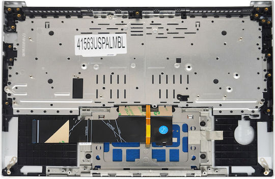 Laptop Keyboard Palmrest Lenovo Ideapad Slim 7 Pro-14ihu5 82qt 5cb1d67055 5cb1c19261 US Backlight Silver Code 41563uspalmbl