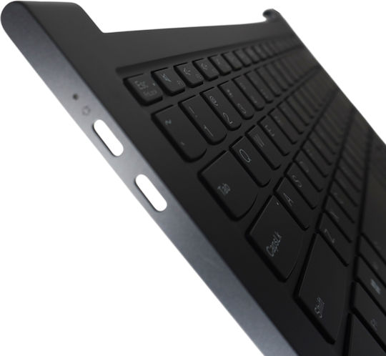 Лаптоп Клавиатура Keyboard Palmrest Lenovo Ideapad Slim 7 Pro-14ihu5 82qt 5cb1d67055 5cb1c19261 US Задно Осветяване Сив КОД.41563uspalmblgray