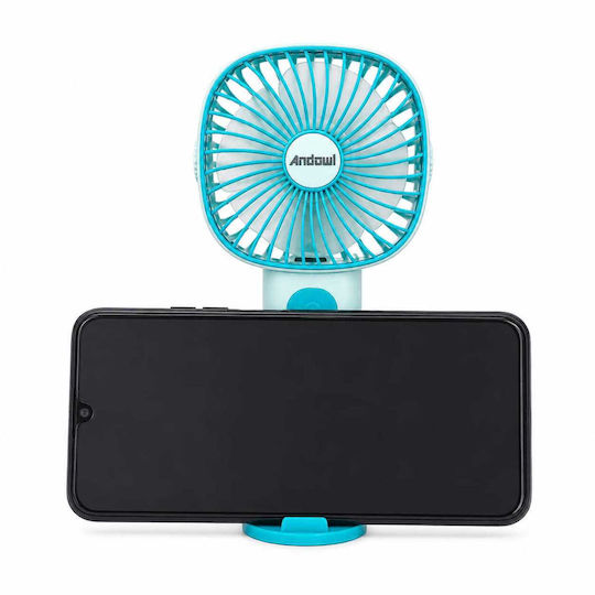 Andowl Handheld USB Black Fan Q-HF23