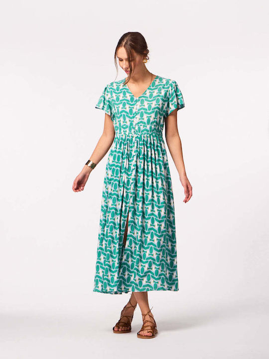 Καλοκαιρινό Midi Σεμιζιέ Φόρεμα Isadora Dress
