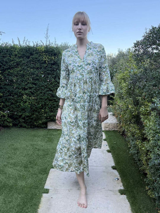 Summer Maxi Shirt Dress Octavia Dress