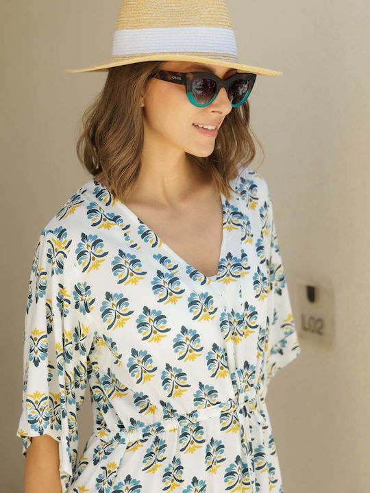 Achilleas Accessories Дамско Късо Кафтан Плажно Zoi Kaftan