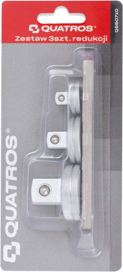 Quatros Prize Cu Gazdă Cadru 1/4", 3/8", 1/2", 3/4" Set 3 Bucăți