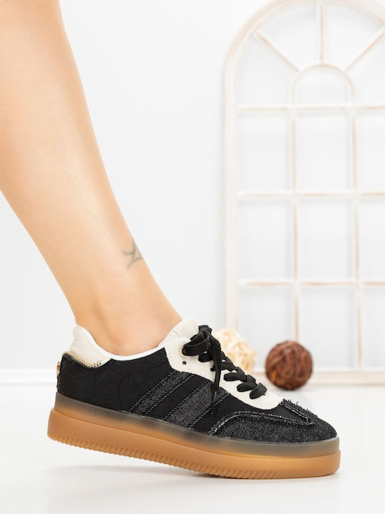 Adidași Flatforms Pentru Femei Negri