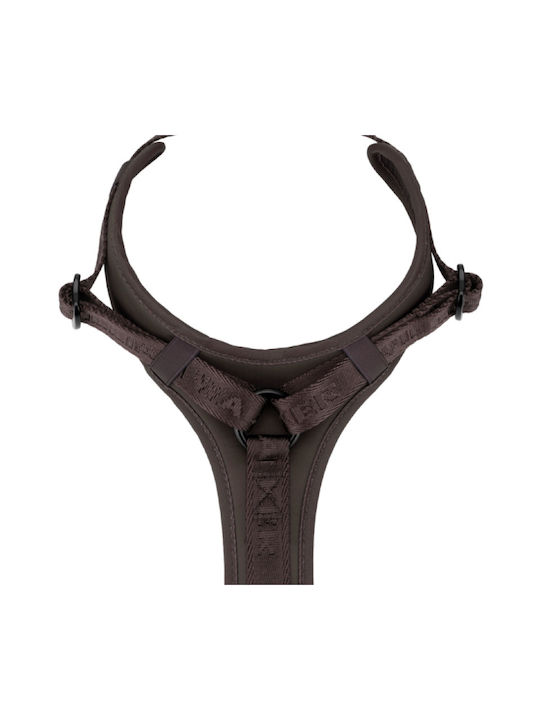 William Walker Dog Harness Apex Y Brown Light Mesh & Neoprene Small 46-63cm