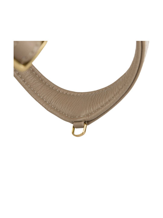 William Walker Pico Leather Step-in Dog Harness Beige for Small Dogs & Puppies L 45-60cm