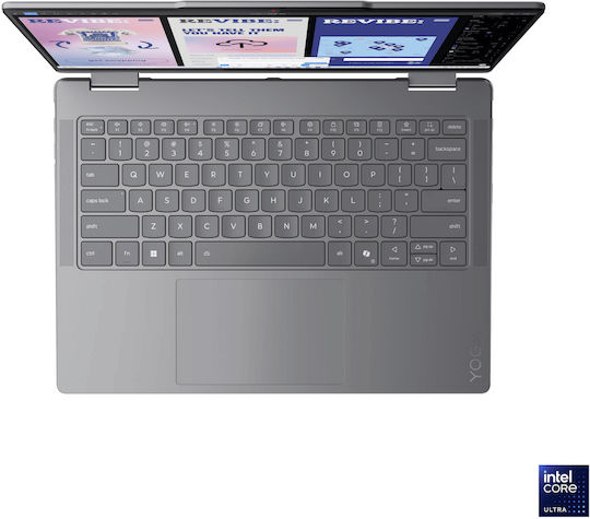 Lenovo Yoga 7 2-in-1 14ILL10 14" OLED Touchscreen (Ultra 7-256V/16GB/512GB SSD/W11 Home) Luna Grey (GR Keyboard)