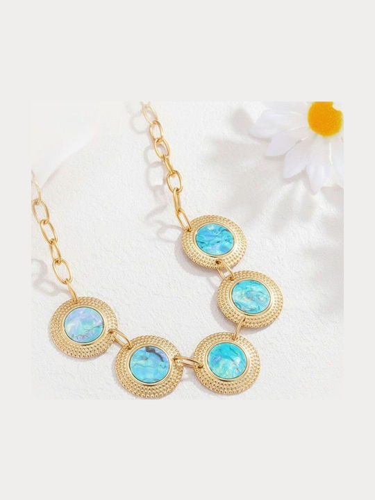Callajewels Halskette aus Vergoldetem Stahl