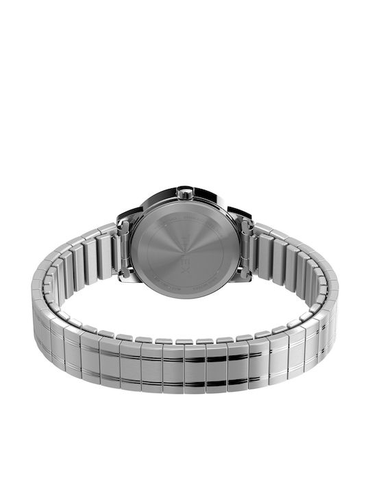Timex Ρολόι Μπαταρίας με Μεταλλικό Μπρασελέ
