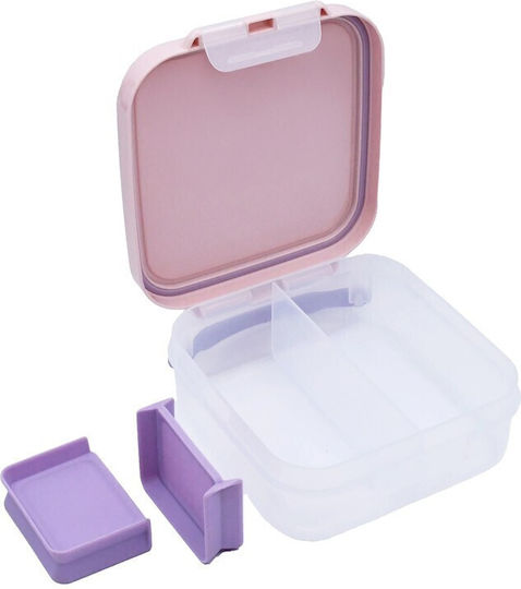 Melii Mini Kids' Food Container Made of Silicone 1.24 Litre Pink