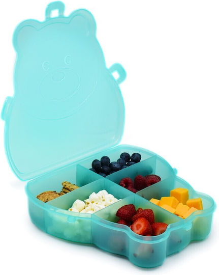 Melii Snackle Bear Cutie De Prânz Pentru Copii Din Plastic Tematică Dinozauri 1.115 Litri
