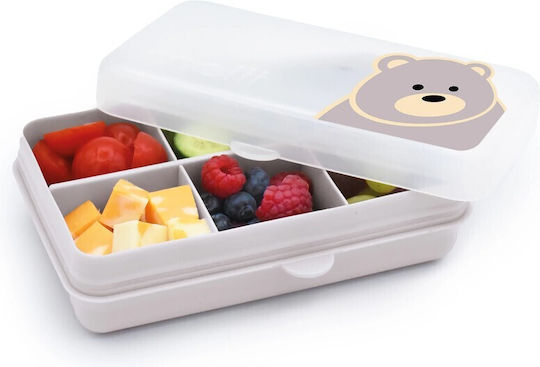 Melii Snackle Box Mini Bear Plastic Kids' Food Container 0.114 Litre
