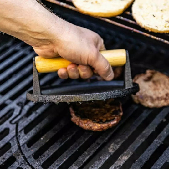KING Hoff KH-1759 Backpresse für Grill aus Gusseisen Ø18cm