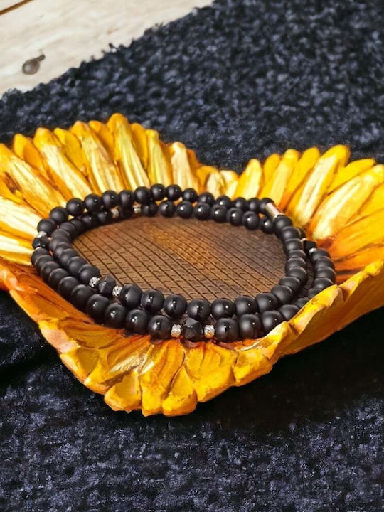 Ezera Colier Din Oțel Negru