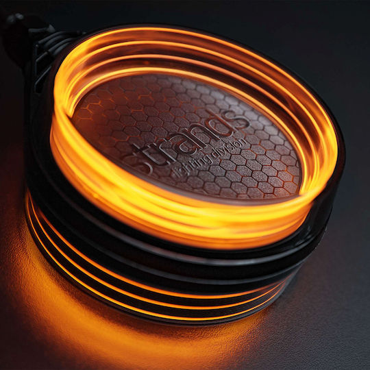 Strands Spanish LED Lumină laterală de gabarit Tip Cercel Ø11mm Portocaliu Portocaliu 10v40v