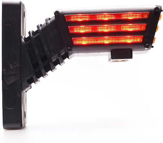 Led Triple Side Volume Light Horn Type Short Was Flash Function 12v24v Right
