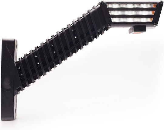 Led Triple Side Volume Light Horn Type Long Was Flash Function 12v24v Left