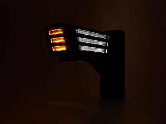 Led Triple Side Volume Light Horn Type Short Was Flash Function 12v24v Right