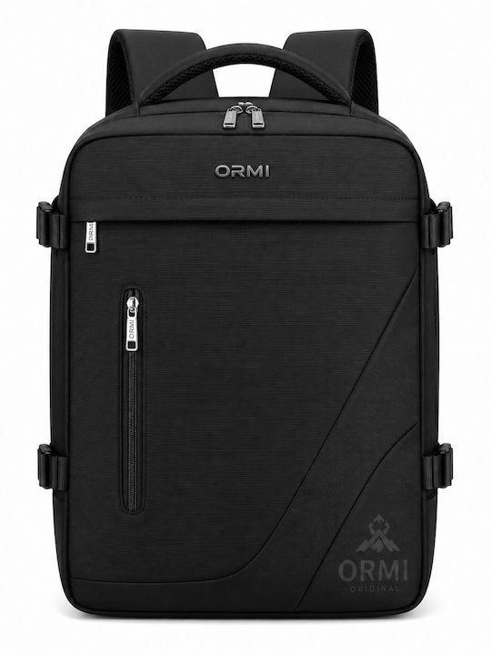 Ormi Rz29053 Travel Backpack 40x20x30cm Cabin Size Air Compression System Laptop Compartment & Large Capacity Black