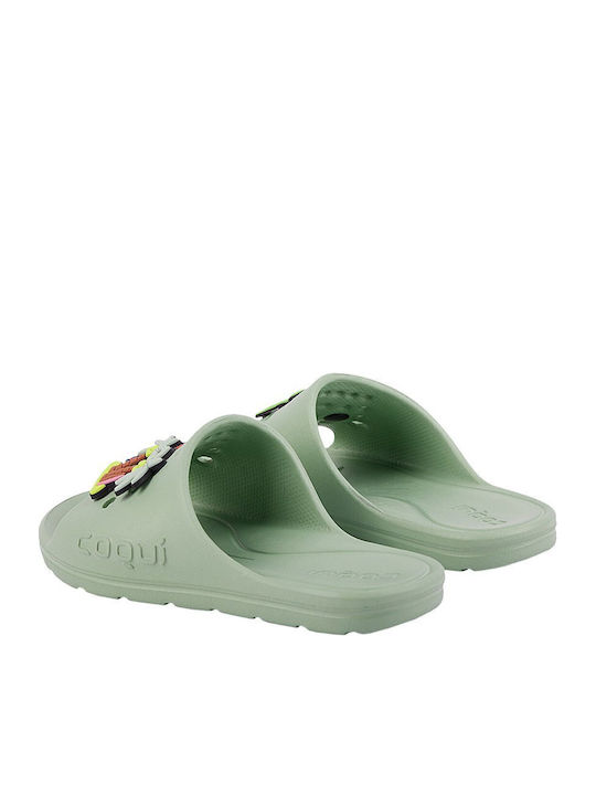 Kids' Flip Flops Slides Green