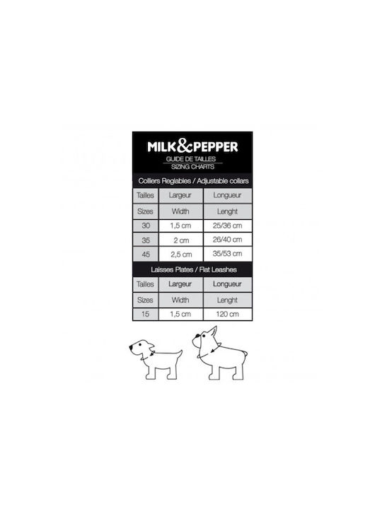 Milk & Pepper Hundehalsband Naval Blau Weiß S45 35-53cm 2.5cm Milk & Pepper Hundehalsband Naval Blau Weiß S45 35-53cm 2.5cm