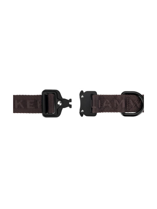 William Walker Ошийник За Куче Jacquard Найлон Земно Кафяв Лек И Веган S M 28-44см