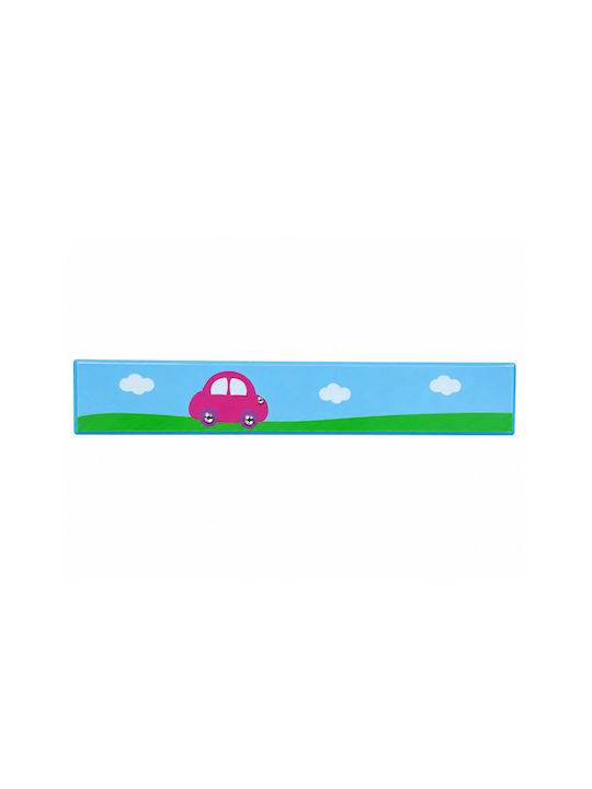 Finetto Kids Furniture Handle Made of Blue Metal with Hole Centers 128mm 141-8004#128## Finetto Kids Furniture Handle Made of Blue Metal with Hole Centers 128mm 141-8004#128##