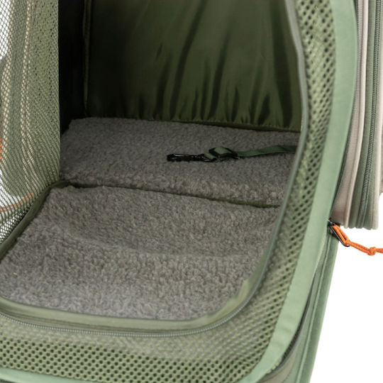 Trixie Dog Backpack for Carrying a Dog up to 10kg Green W42xD40xH30cm
