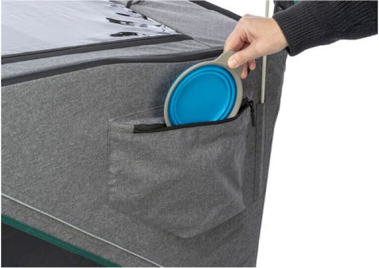 Trixie Waterproof Bicycle Trailer for Dog Transport up to 45kg Grey Length 80cm