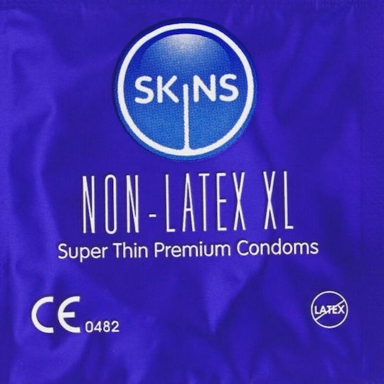 Skins Condoms 4pcs 57mm for Large Sizes Thin for Natural Feeling Natural