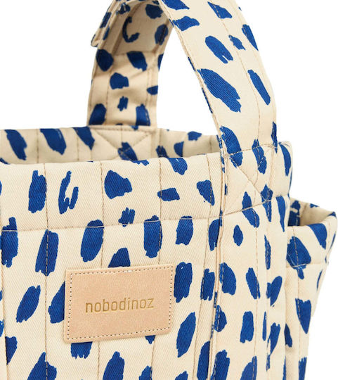 Nobodinoz Beige Stroller Bag Hyde Park