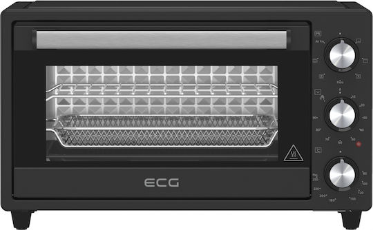 ECG Cuptor electric 20lt fără arzătoare cu aer Negru
