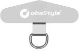 Universal Metal Mobile Phone Lanyard Ring Silver