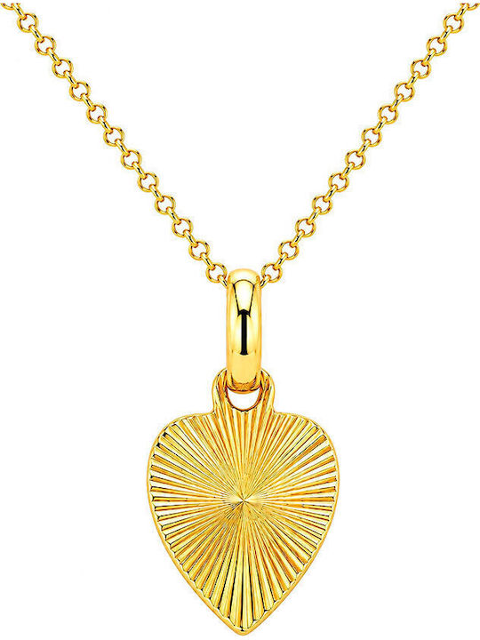 Xryseio Charm Herz aus 14K Gold