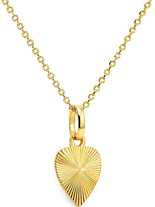 Xryseio Charm Herz aus 14K Gold