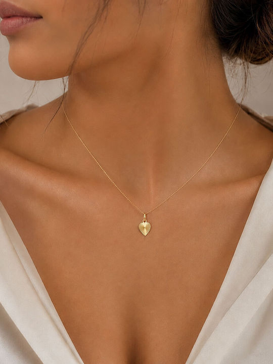 Xryseio Charm Herz aus 14K Gold