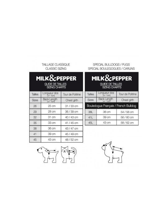 Milk & Pepper Hundeshirt Hundemantel Hoodie Oscar Grau 41l