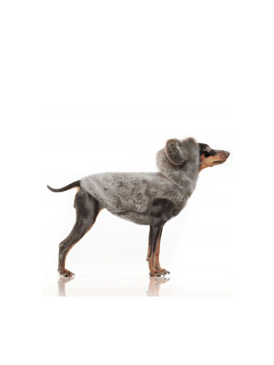 Milk & Pepper Hundeshirt mit Kapuze Oscar Grau 35l